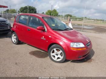  Salvage Chevrolet Aveo 5