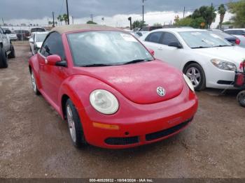  Salvage Volkswagen Beetle