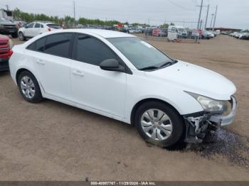  Salvage Chevrolet Cruze