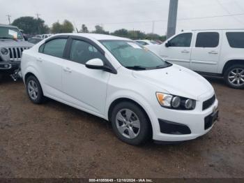  Salvage Chevrolet Sonic