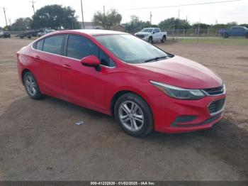  Salvage Chevrolet Cruze