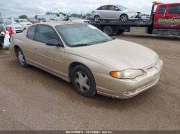  Salvage Chevrolet Monte Carlo