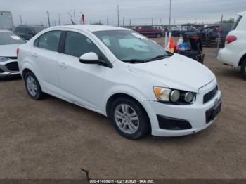  Salvage Chevrolet Sonic