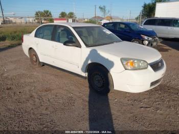  Salvage Chevrolet Malibu