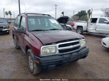  Salvage Chevrolet Tracker