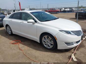  Salvage Lincoln MKZ Hybrid