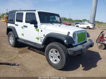  Salvage Jeep Wrangler