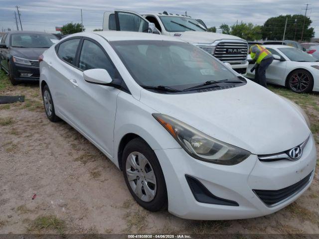  Salvage Hyundai ELANTRA