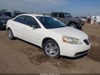  Salvage Pontiac G6