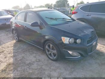  Salvage Chevrolet Sonic