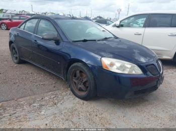  Salvage Pontiac G6