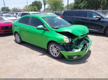  Salvage Chevrolet Sonic