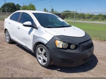  Salvage Chevrolet Sonic
