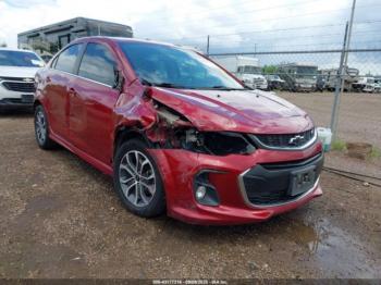 Salvage Chevrolet Sonic