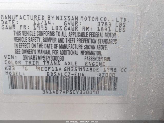 Nissan Sentra S Image 4