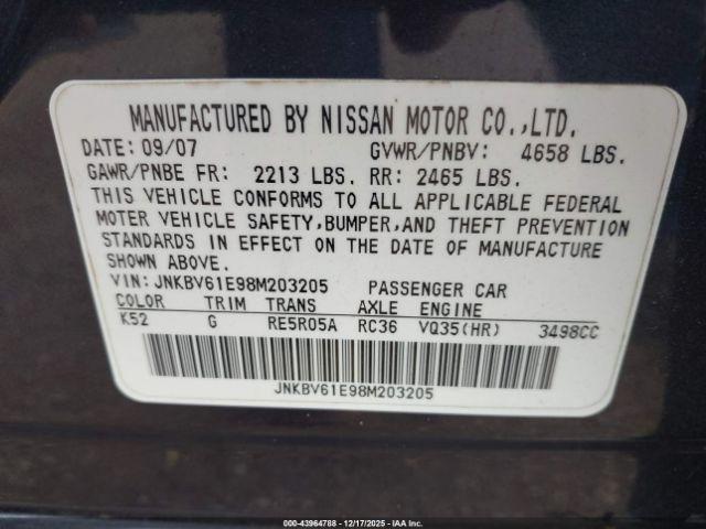 INFINITI G35 Journey Image 9