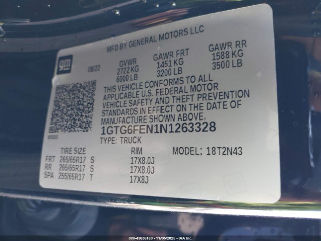 GMC Canyon 4wd  Short Box At4 - Cloth Image 7