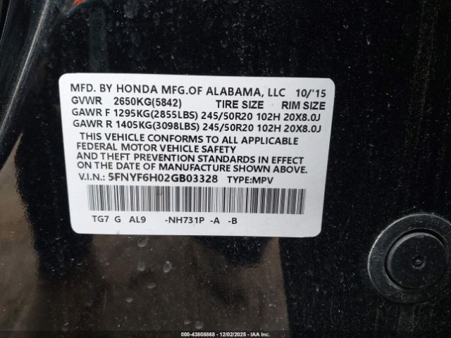 Honda Pilot Elite Image 18