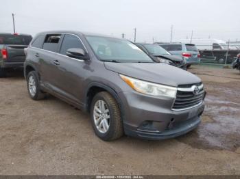  Salvage Toyota Highlander