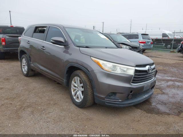 Salvage Toyota Highlander