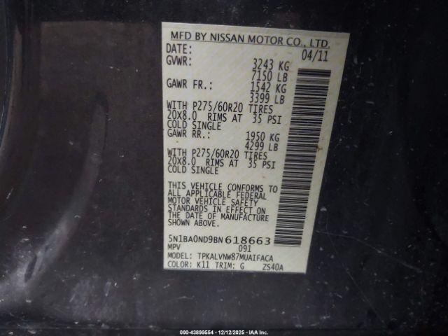 Nissan Armada Platinum Image 11