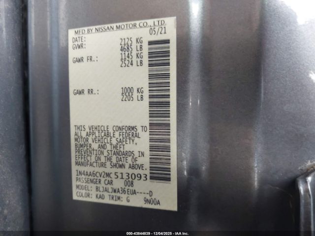 Nissan Maxima Sv Xtronic Cvt Image 10