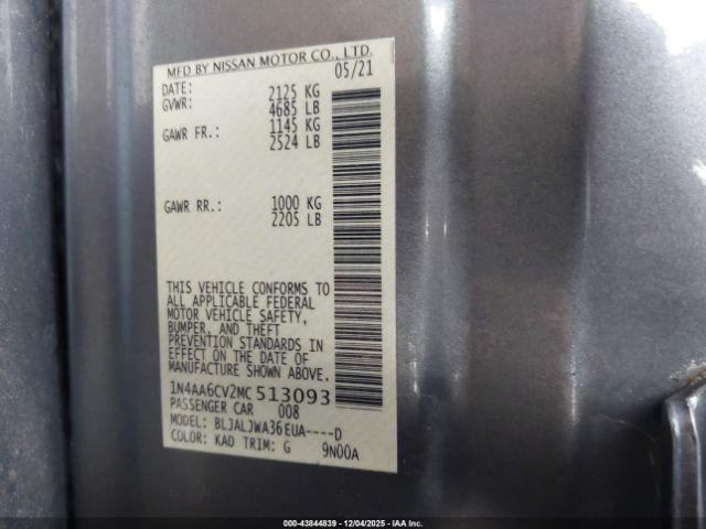 Nissan Maxima Sv Xtronic Cvt Image 10