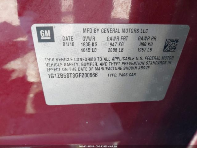 Chevrolet Malibu Ls Image 14