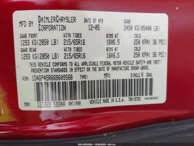 Dodge Caravan Sxt Image 17